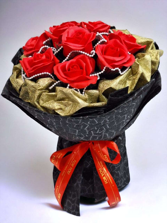 BRF-AS118 ARTIFICIAL & SOAP FLOWER BOUQUET