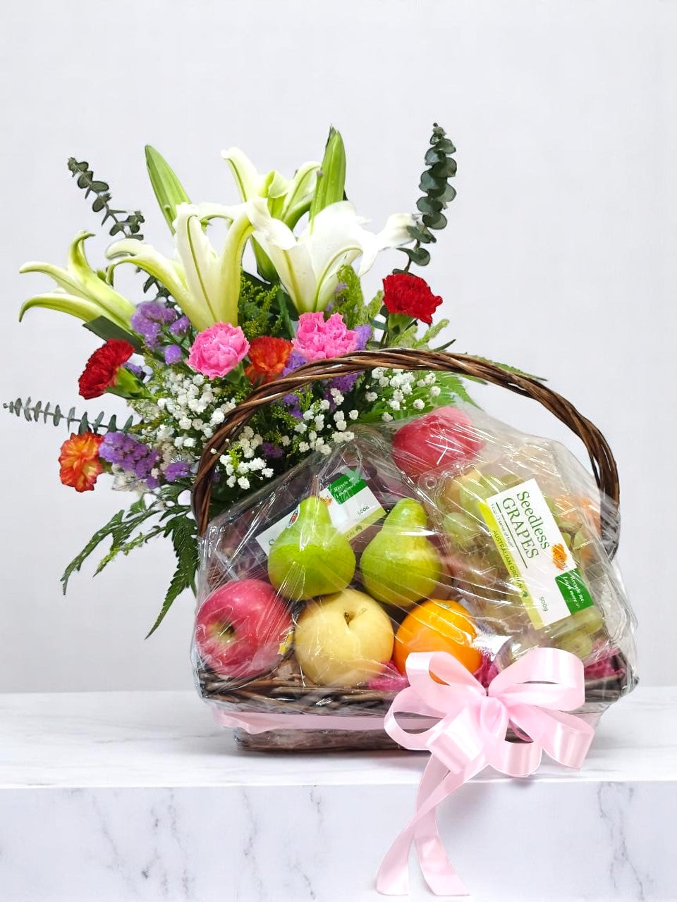 BRF-FB108 FRUIT FLOWER BASKET