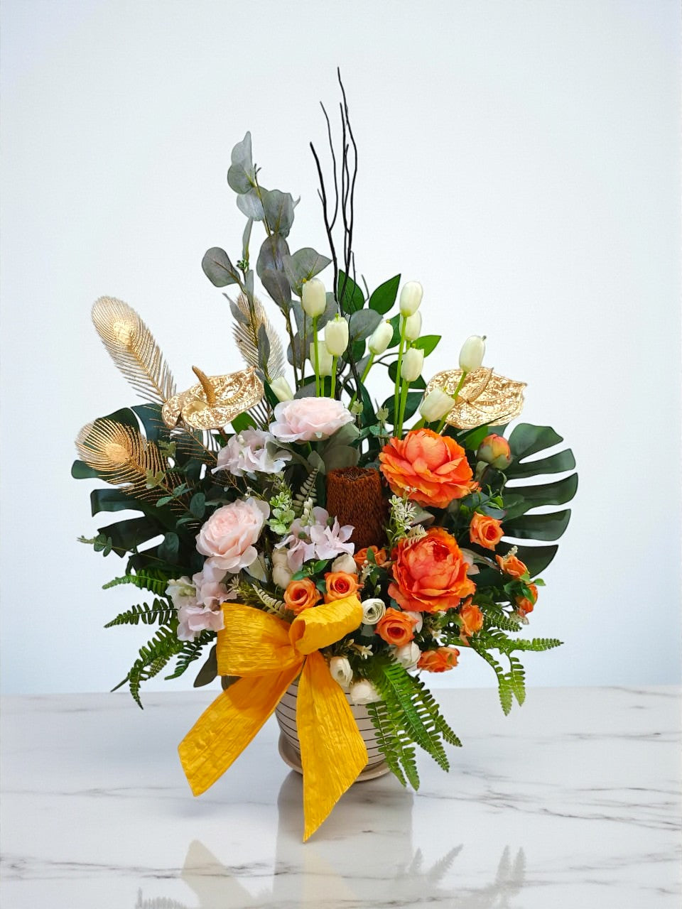 BRF-OA129 GRAND OPENING FLOWER ARRANGEMENT - ARTIFICIAL FLOWERS