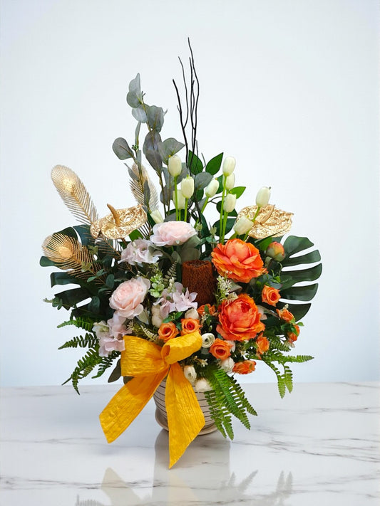 BRF-OA129 GRAND OPENING FLOWER ARRANGEMENT - ARTIFICIAL FLOWERS