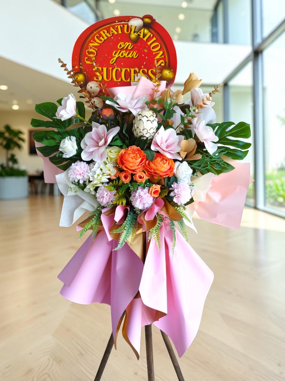 BRF-OA147 GRAND OPENING FLOWER STAND - ARTIFICIAL FLOWERS