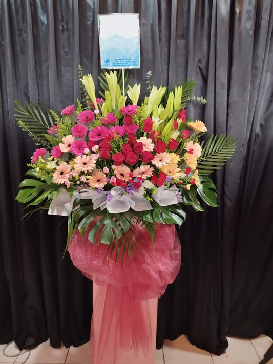 BRF-OF125 GRAND OPENING FLOWER STAND - FRESH FLOWERS