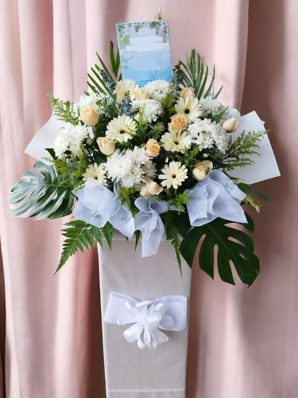 BRF-SC137 CONDOLENCE FLOWER STAND - SINGLE TIER