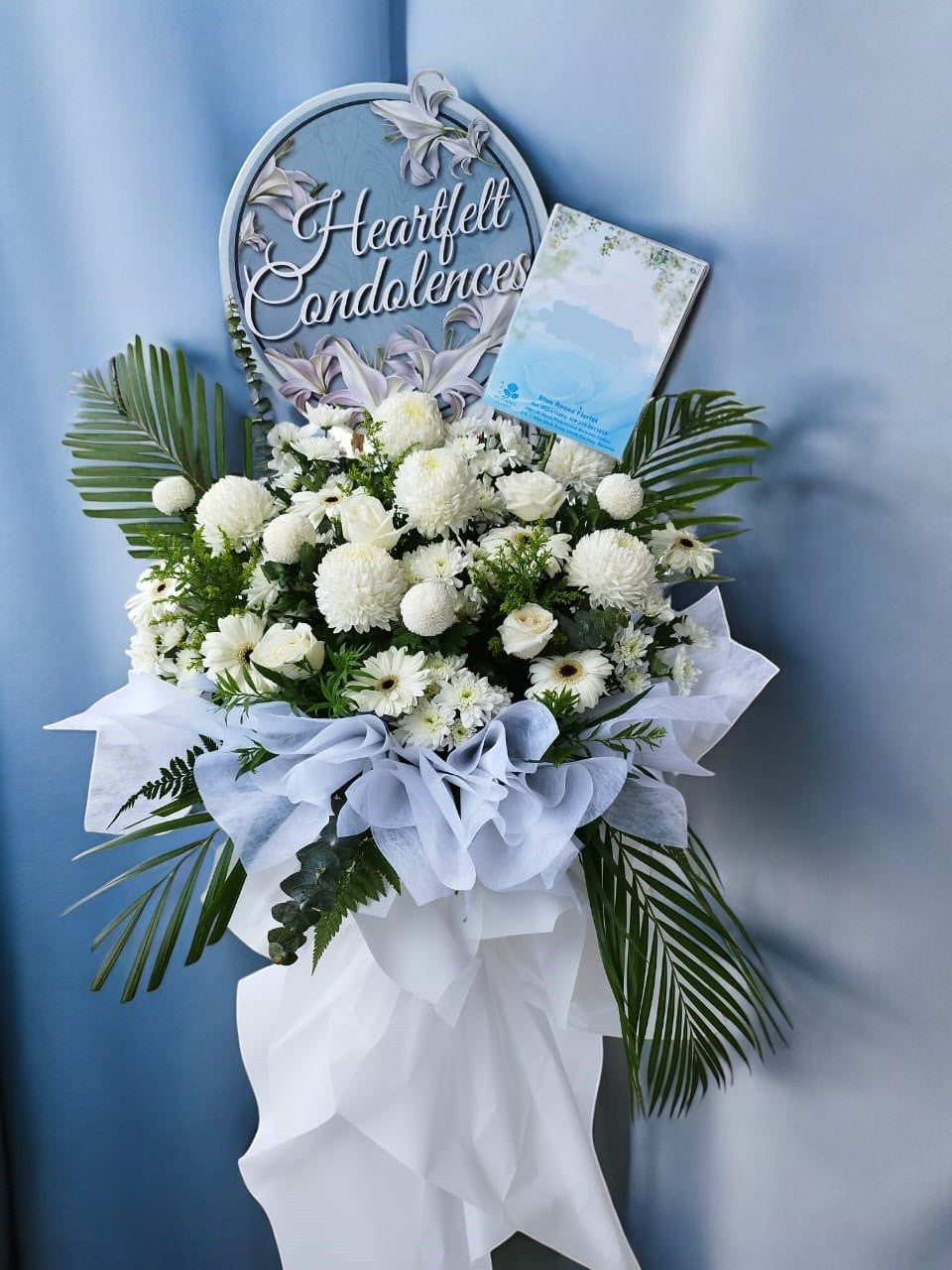 BRF-SC138 CONDOLENCE FLOWER STAND - SINGLE TIER