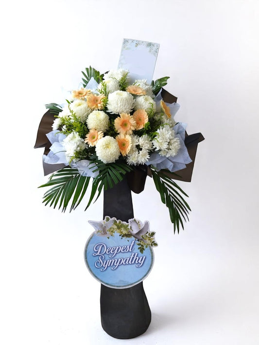 BRF-SC141 CONDOLENCE FLOWER STAND - SINGLE