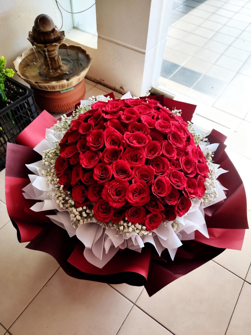 BRF-V26RB138 VALENTINE ROSE BOUQUET
