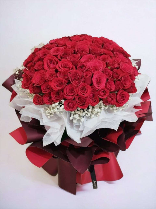 BRF-VRB124 VALENTINE ROSE BOUQUET