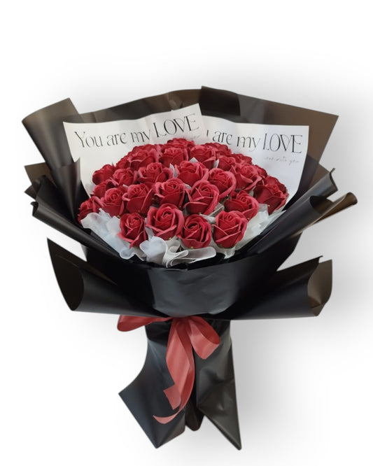 BRF-VSB118 VALENTINE SOAP FLOWER BOUQUET
