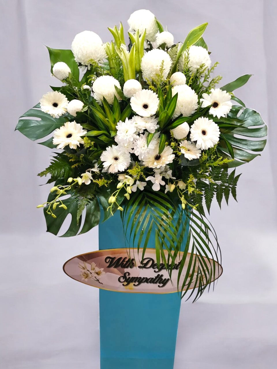 BRF-SC135 CONDOLENCE FLOWER STAND - SINGLE TIER