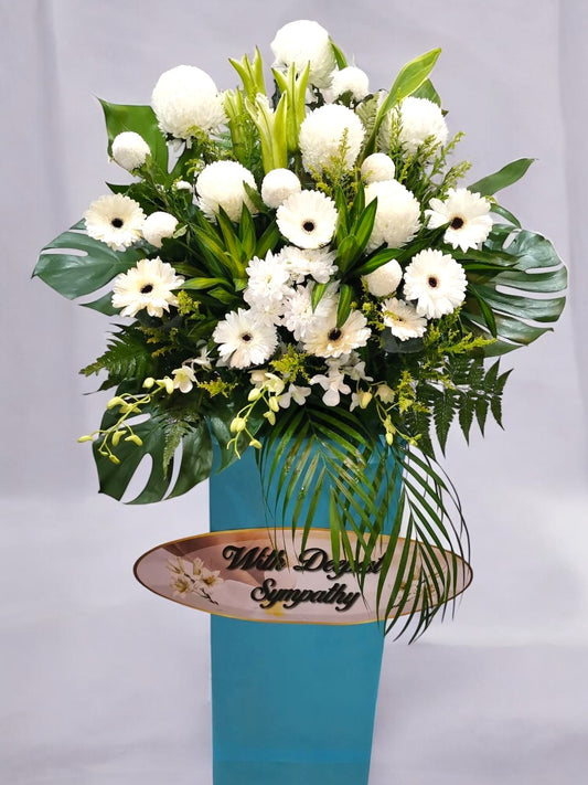 BRF-SC135 CONDOLENCE FLOWER STAND - SINGLE TIER