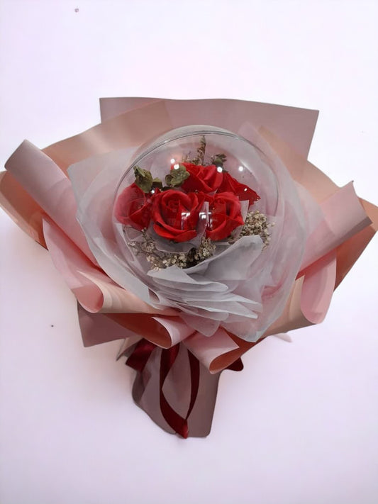 BRF-AS108 ARTIFICIAL & SOAP FLOWER BOUQUET