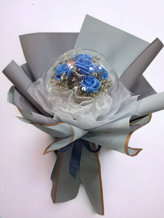 BRF-AS111 ARTIFICIAL & SOAP FLOWER BOUQUET