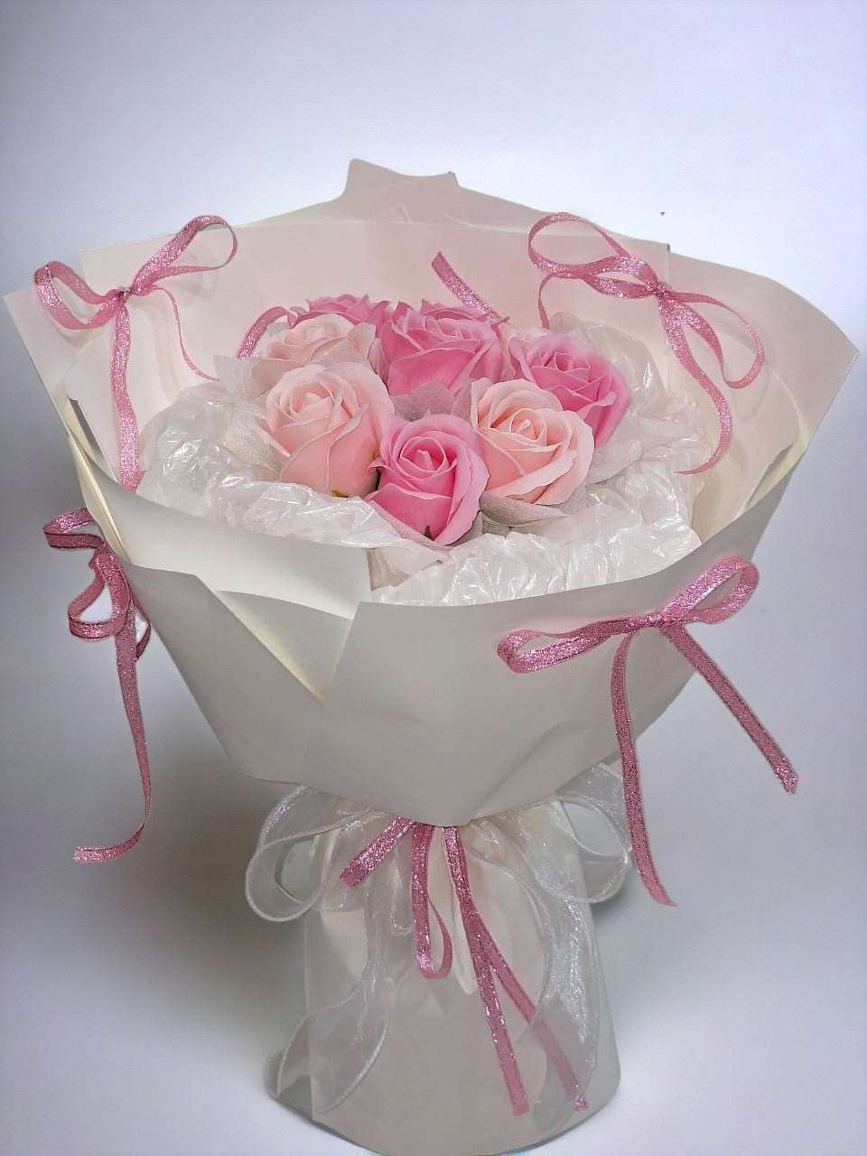 BRF-AS115 ARTIFICIAL & SOAP FLOWER BOUQUET