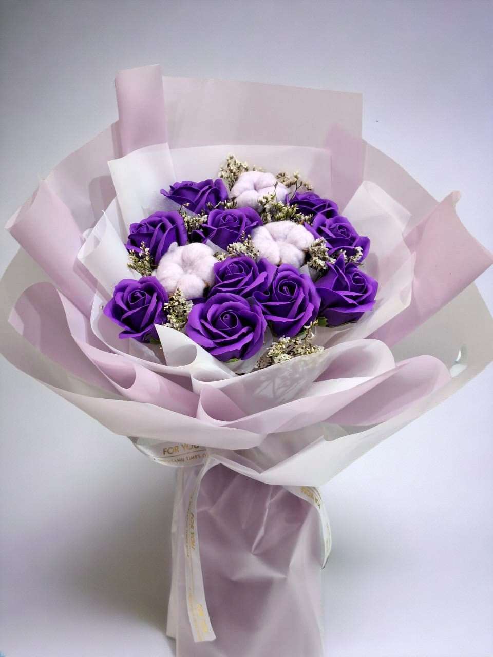 BRF-AS121 ARTIFICIAL & SOAP FLOWER BOUQUET