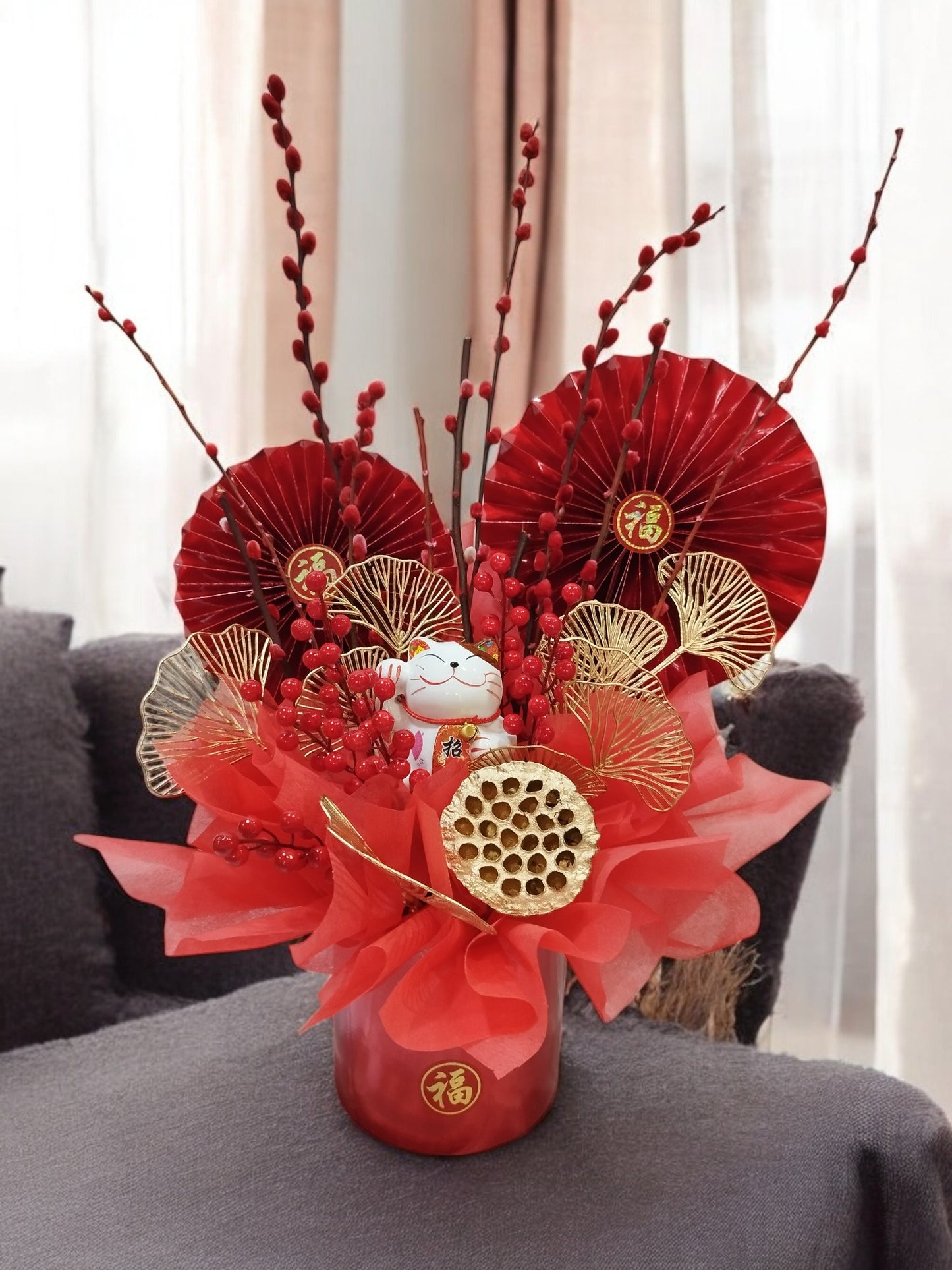 BRF-CNY105 CHINESE NEW YEAR 2025 FLORAL ARRANGEMENT