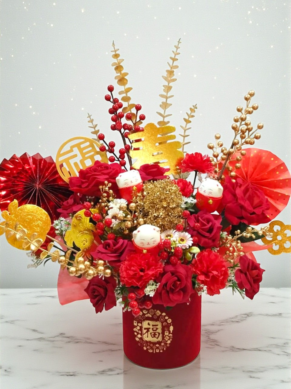 BRF-CNY106 CHINESE NEW YEAR 2026 FLORAL ARRANGEMENT