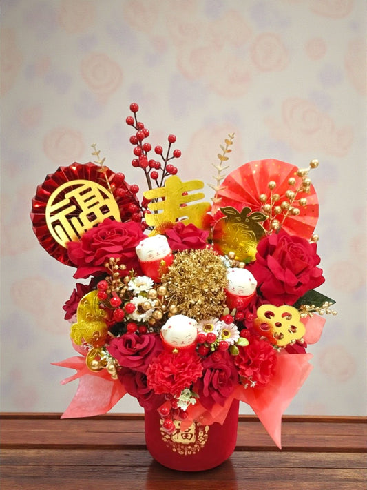 BRF-CNY106 CHINESE NEW YEAR 2026 FLORAL ARRANGEMENT
