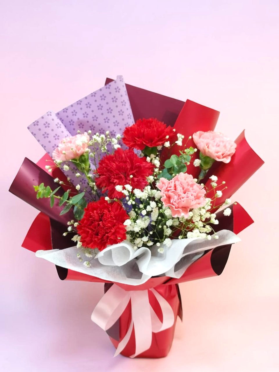 BRF-MD26F118 MOTHER'S DAY CARNATION BOUQUET