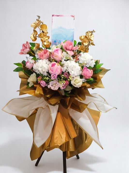 BRF-OA123 GRAND OPENING FLOWER STAND - ARTIFICIAL FLOWERS