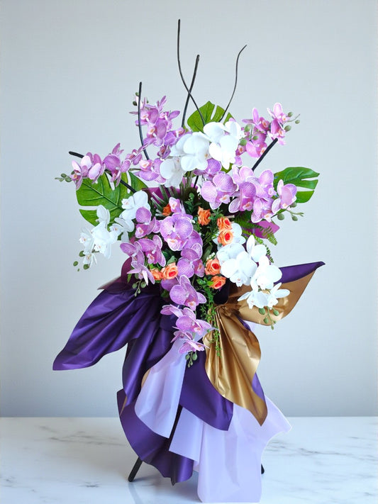 BRF-OA132 GRAND OPENING FLOWER STAND - ARTIFICIAL FLOWERS