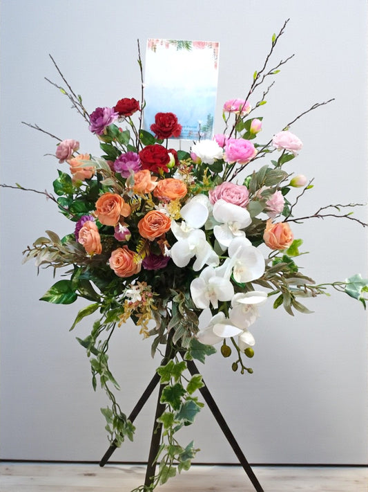 BRF-OA133 GRAND OPENING FLOWER STAND - ARTIFICIAL FLOWERS
