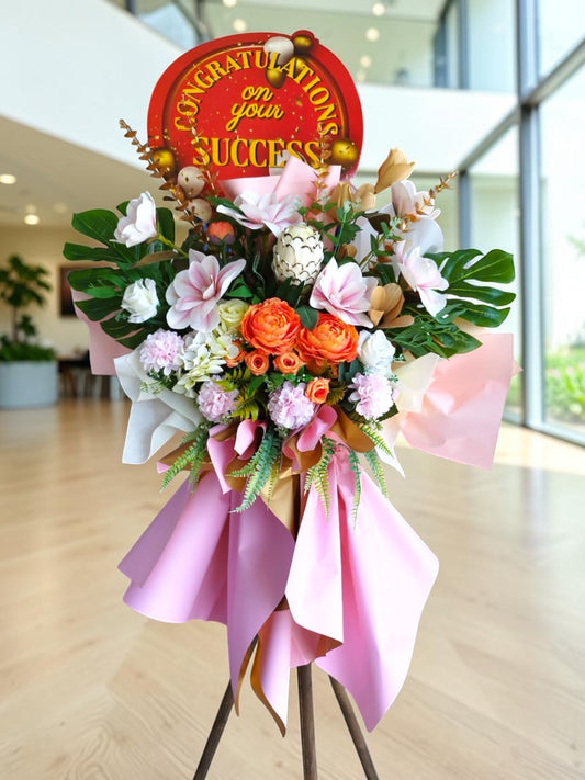 BRF-OA147 GRAND OPENING FLOWER STAND - ARTIFICIAL FLOWERS