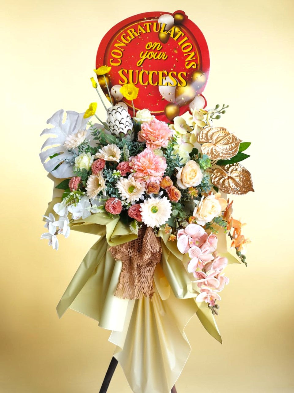 BRF-OA149 GRAND OPENING FLOWER STAND - ARTIFICIAL FLOWERS
