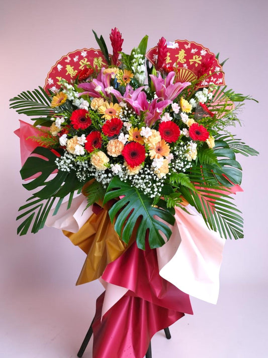 BRF-OF154 GRAND OPENING FLOWER STAND - FRESH FLOWERS