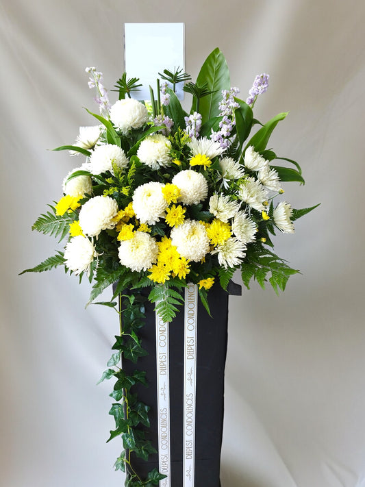 BRF-SC128 CONDOLENCE FLOWER STAND - SINGLE TIER