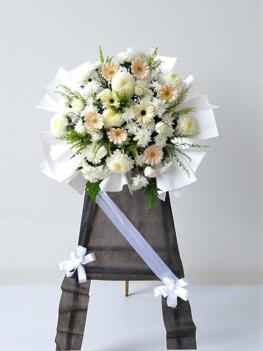 BRF-SC143 CONDOLENCE FLOWER STAND - SINGLE TIER