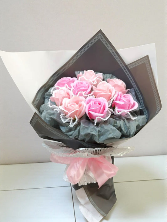 BRF-V26AS101 VALENTINE ARTIFICIAL SOAP FLOWER BOUQUET