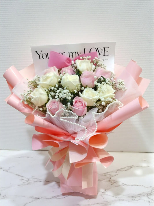 BRF-V26RB116 VALENTINE ROSE BOUQUET