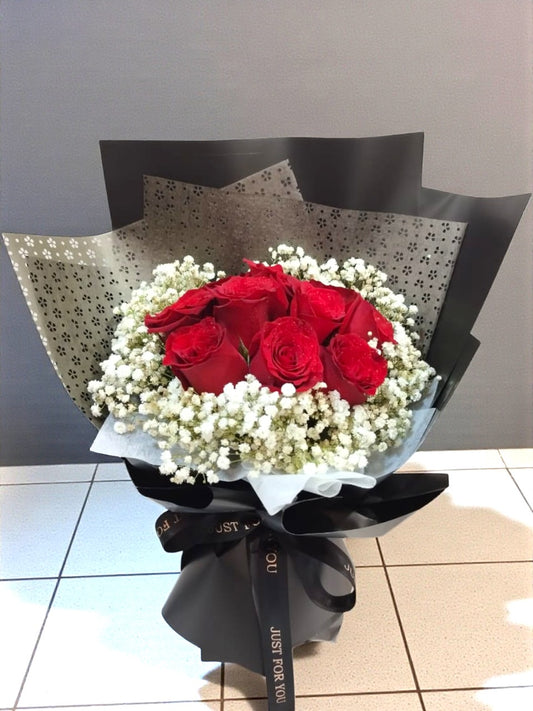 BRF-V26RB118 VALENTINE ROSE BOUQUET