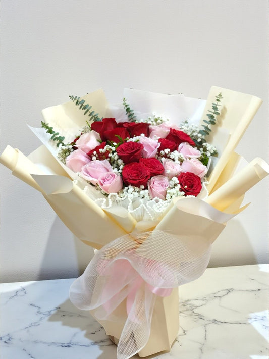BRF-V26RB132 VALENTINE ROSE BOUQUET