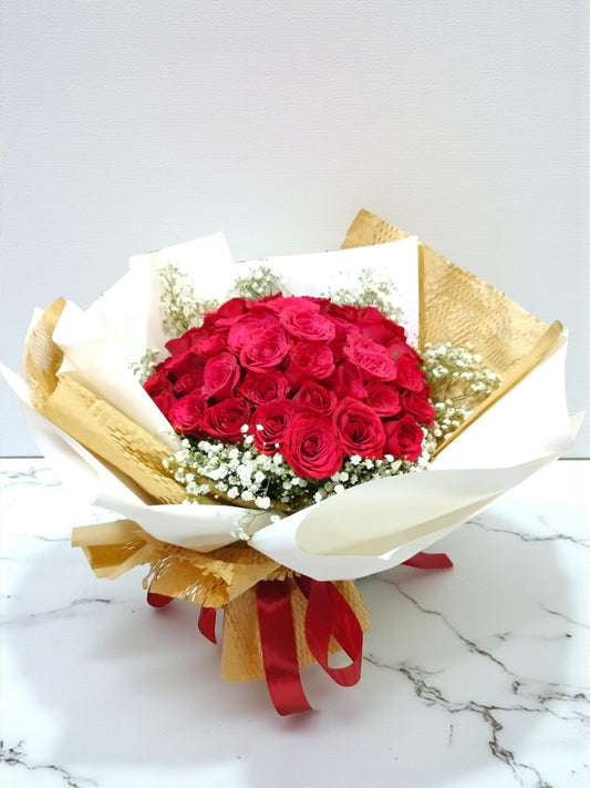 BRF-V26RB137 VALENTINE ROSE BOUQUET