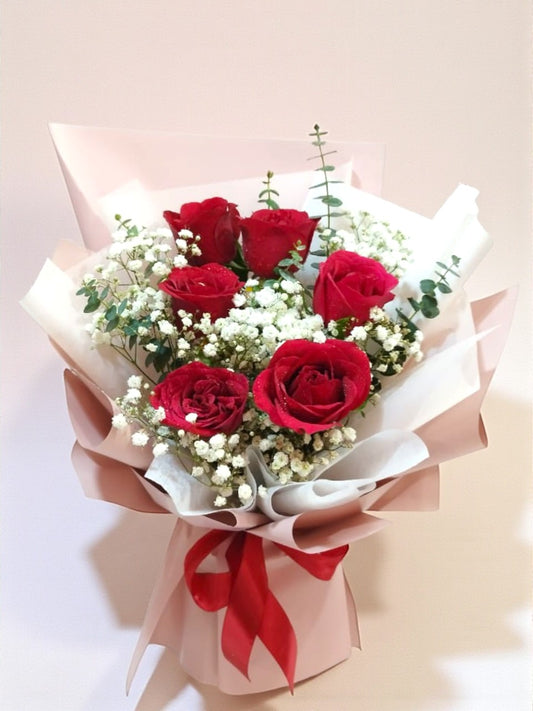 BRF-V26RB140 VALENTINE ROSE BOUQUET