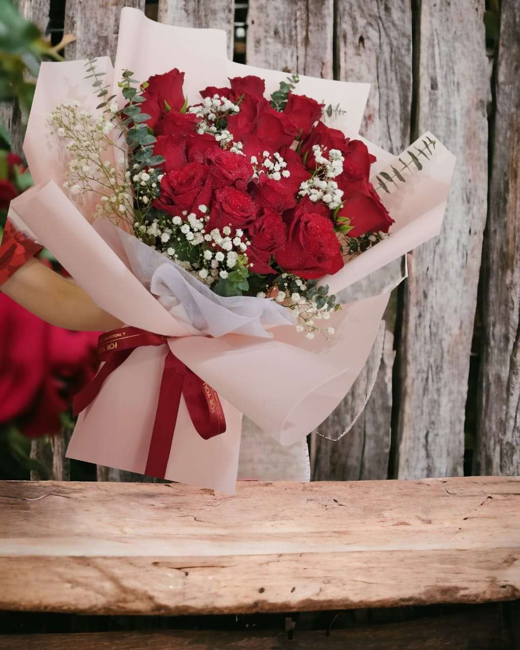 BRF-VRB118 VALENTINE ROSE BOUQUET